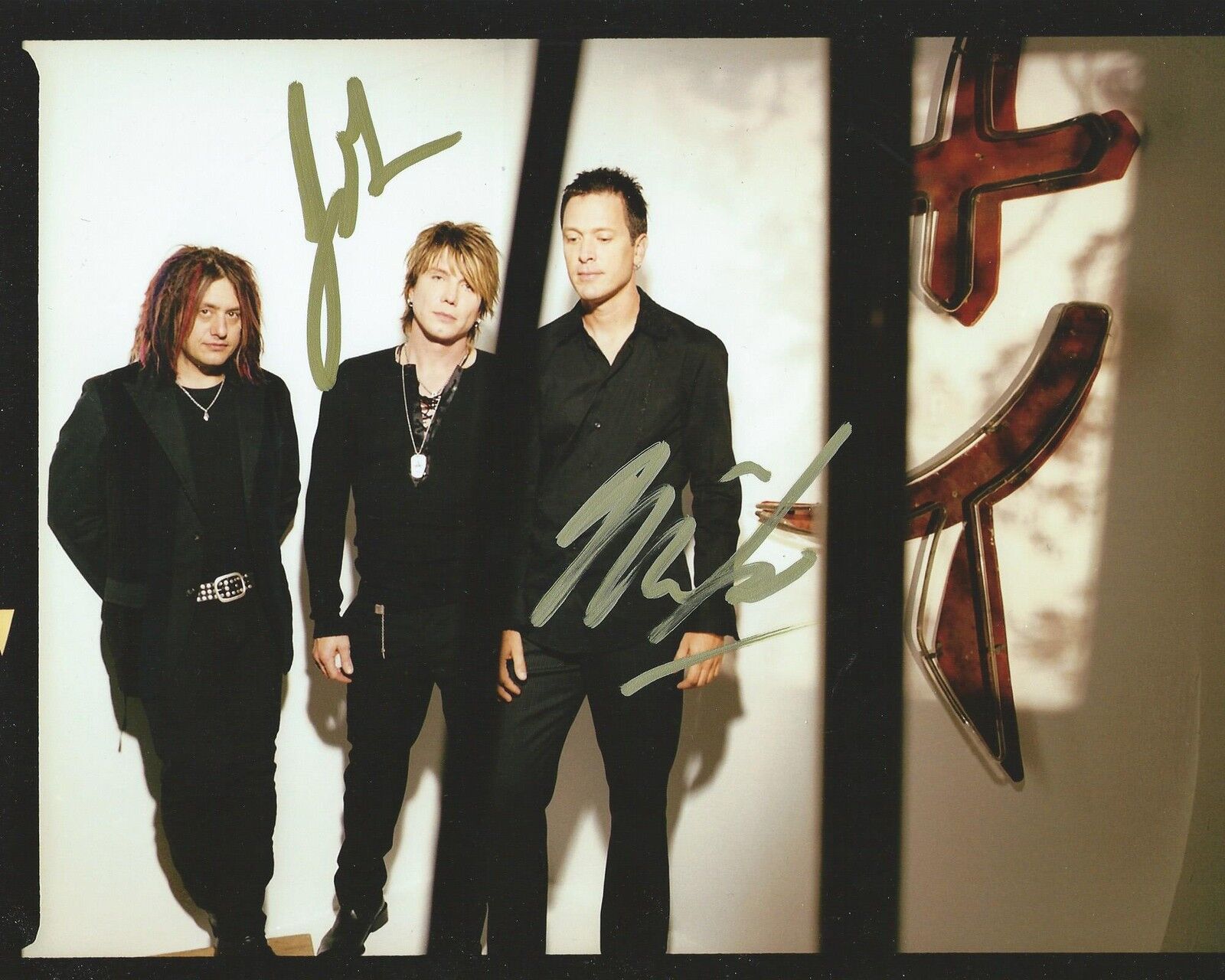 **GFA American Rock Band *GOO GOO DOLLS* Signed 8x10 Photo Poster painting AD2 COA**