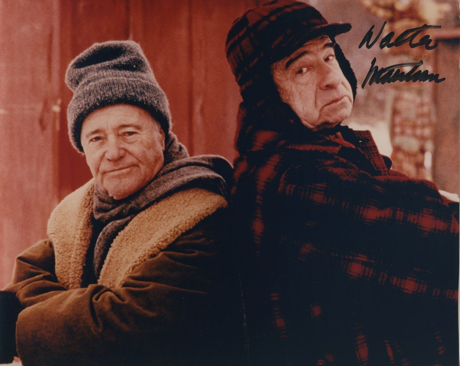 WALTER MATTHAU SIGNED AUTOGRAPHED COLOR 8X10 Photo Poster painting GRUMPY OLD MEN!!