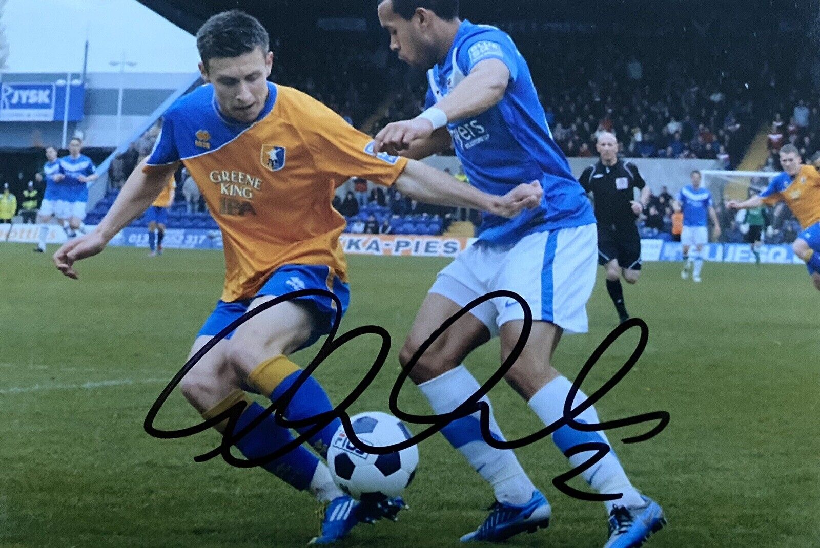 Luke O'Neill Genuine Hand Signed 6X4 Mansfield Photo Poster painting