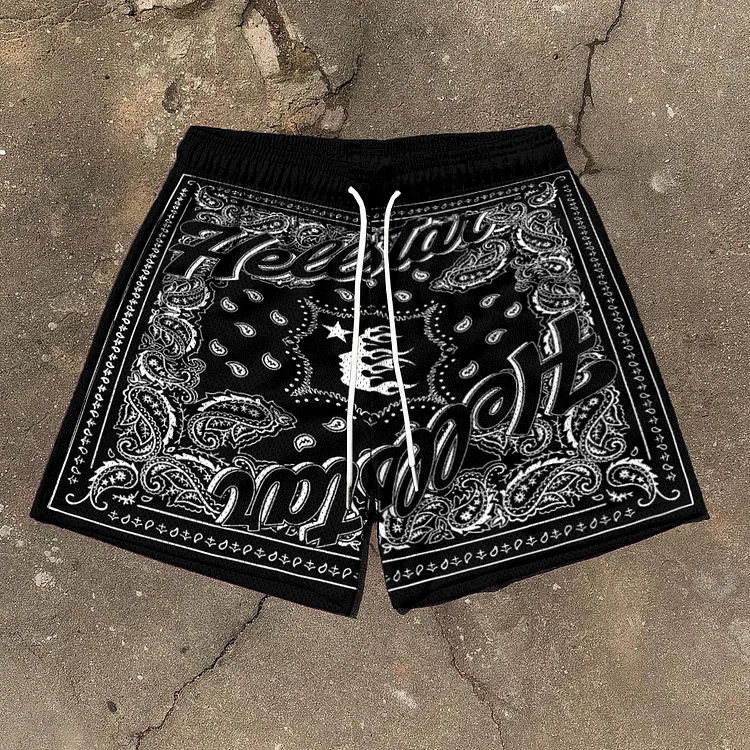 Retro Peris Graphics Hellstar Mesh Shorts