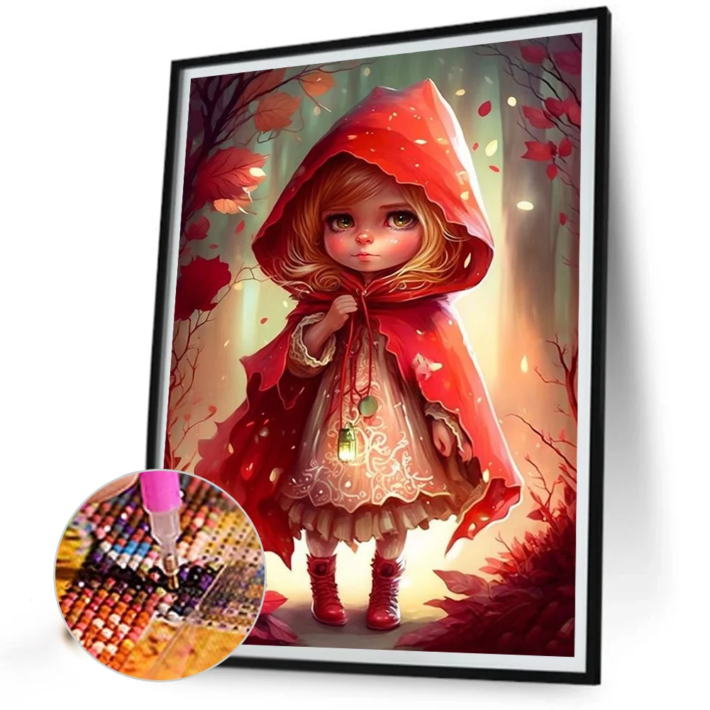 Diamond Painting - Full Round Drill - Elf Girl(30*40cm)
