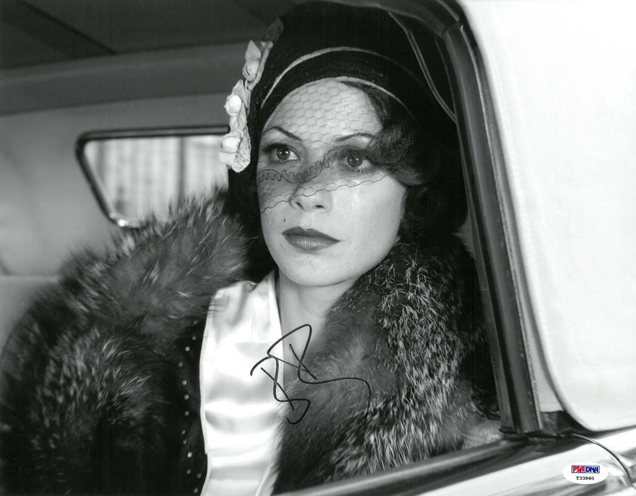 Berenice Bejo 签名艺术家亲笔签名 11x14 B/W 照片 PSA/DNA # #t33960