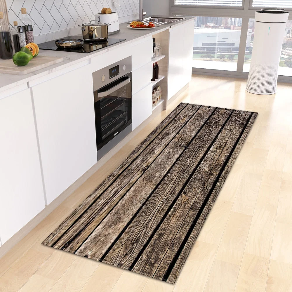 Modern Kitchen Mat Hallway Entrance Doormat Home Bedroom Bedside Living Room Children Decoration Carpet Bath Anti-Slip Floor Rug