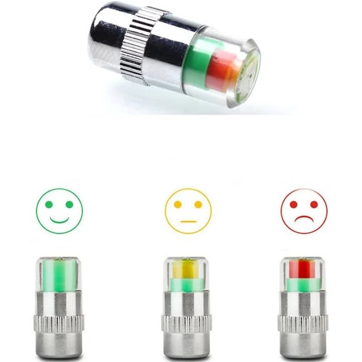 Suitable For All Types Of Vehicles - Tire Pressure Monitor 3 Color Eye Alert 