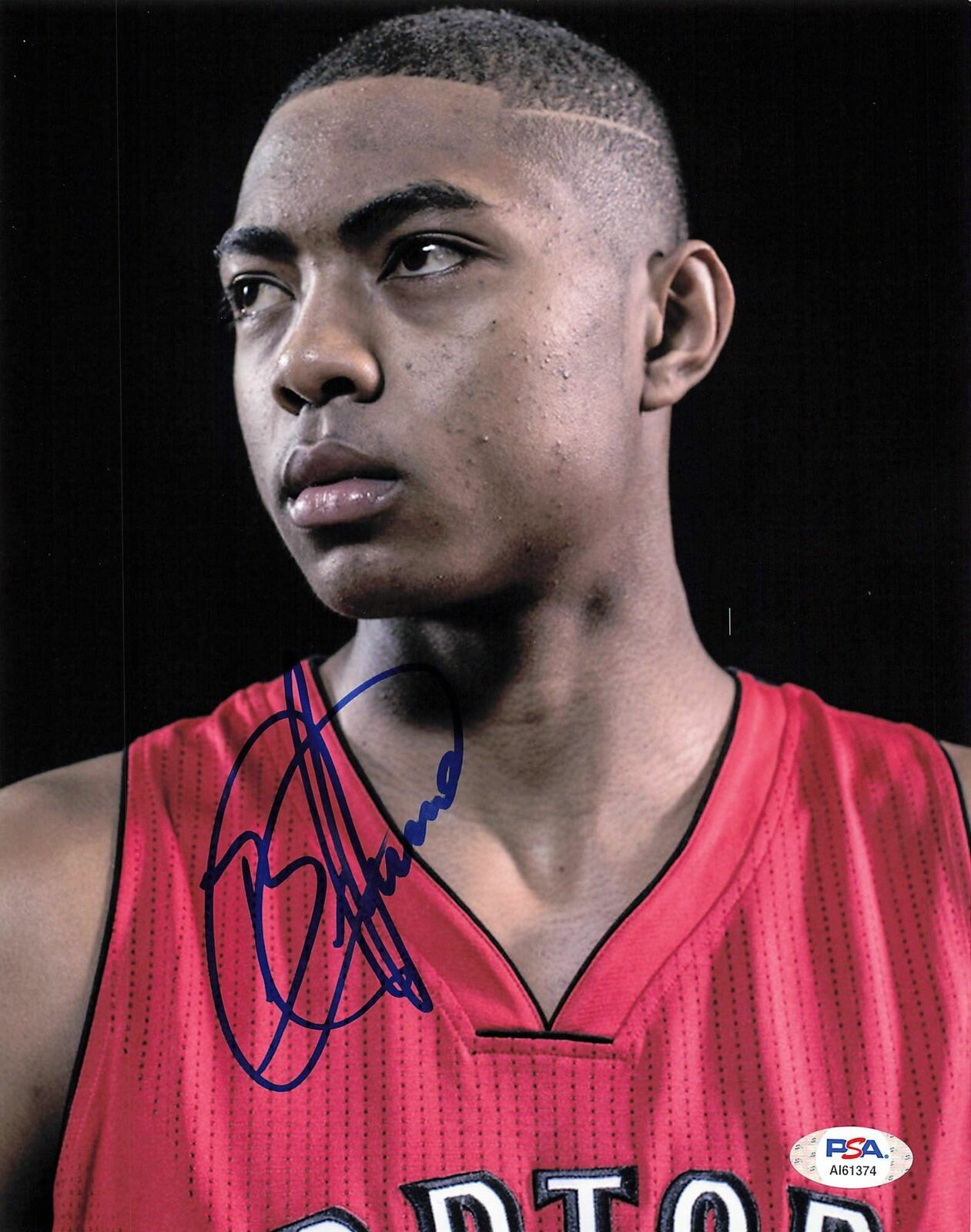 Bruno Caboclo signed 8x10 Photo Poster painting PSA/DNA Toronto Raptors Autographed