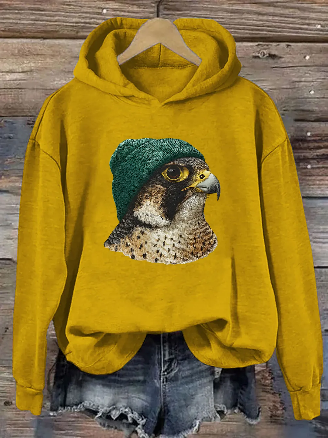 Retro Peregrine Birding Hoodie