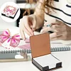 Leather Butterfly Diamond Painting Notecard Box Rhinestones Post It Dispenser