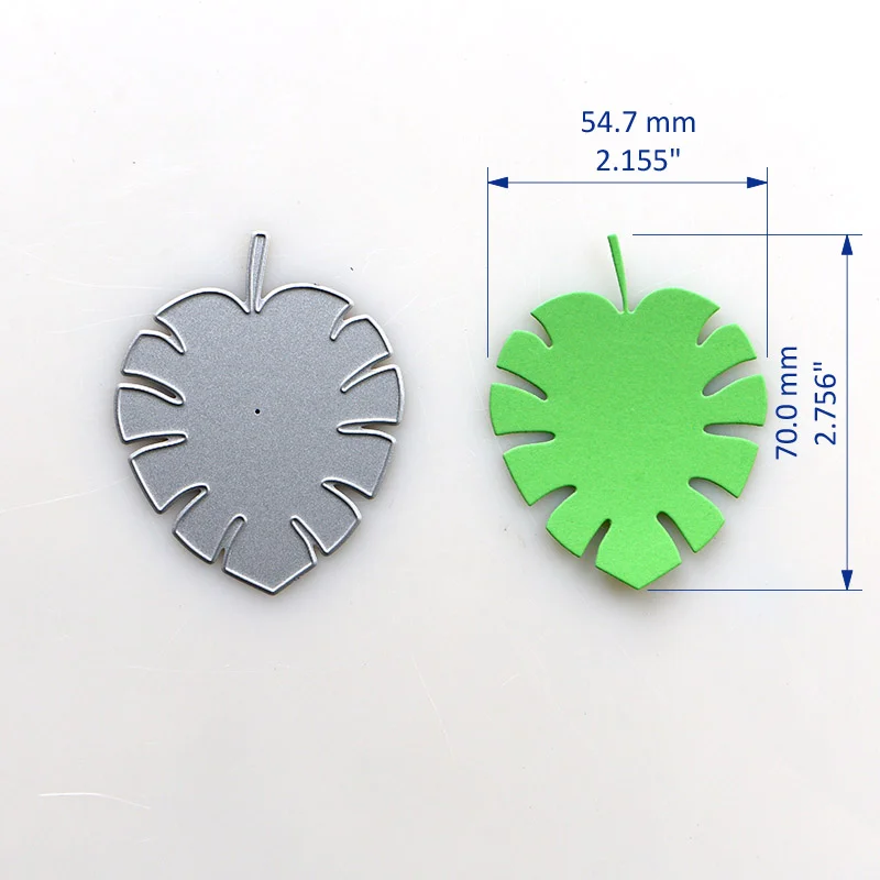 Sdrawing METAL CUTTING DIES plantain leaves stencil DIY Scrapbook Paper Album 2023 new