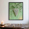Diamond Painting-DIY Special Shaped Drill Pearl Painting Green Grapes(35x45cm)
