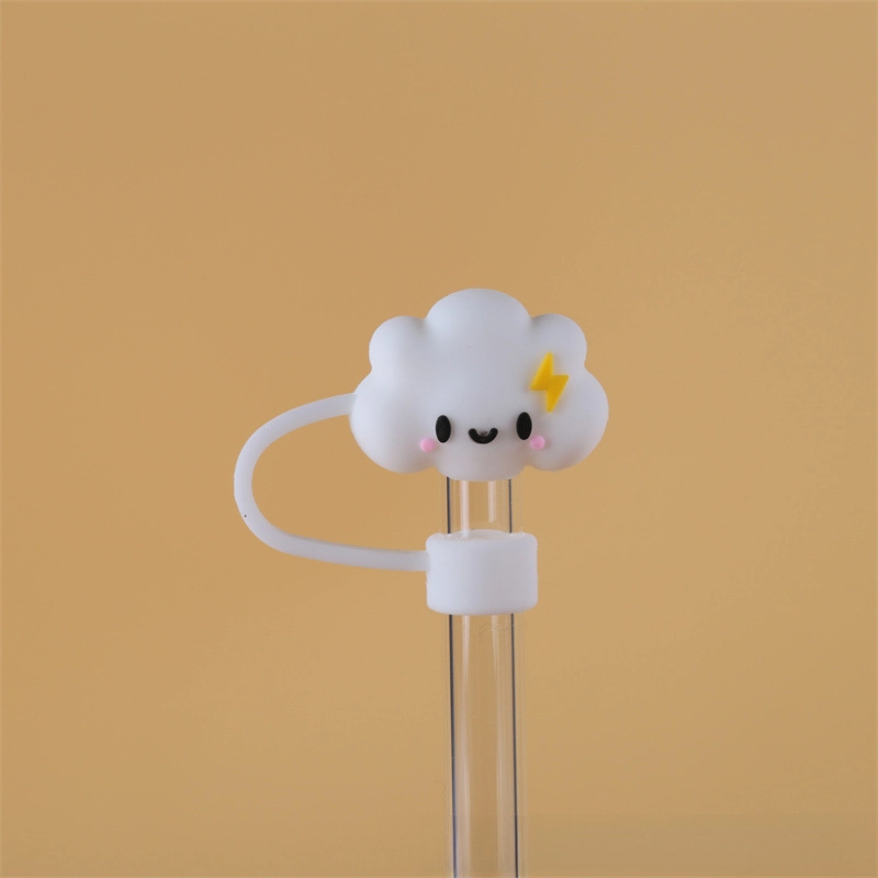 10mm Glass Straw Cap Dust Cover Stainless Steel Straw Dust Cover Dust Plug 10mm Large Diameter Milk Tea