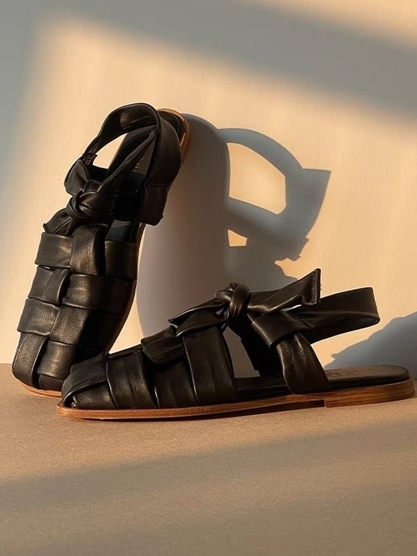 Hand-woven Vintage Women's Sandals tjj Shicloths