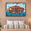 Animals On Noah'S Ark-Full Embroidery 3 Strands 11CT Stamped Cross Stitch-70*50CM-Large Size