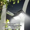 Portable Safety Wall Lights Waterproof LED Solar Motion Sensor Lights USB Charging Outdoor Clip On Solar Lights for Outside Fence Chain Link Camping