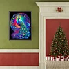 Diamond Painting-DIY Full Round Drill Peacock and Flowers（40*50CM)