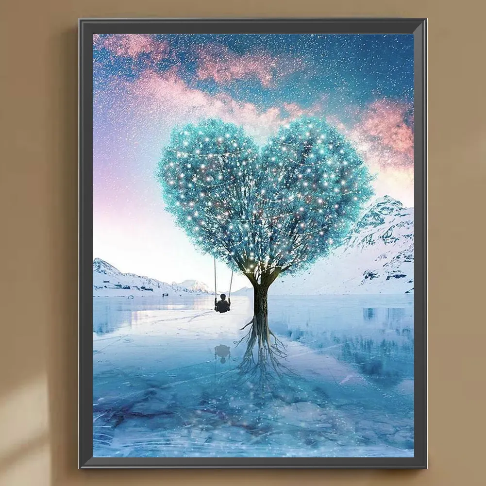 Full Round Diamond Painting 30*40cm - Strange Tree