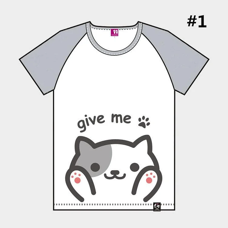 [Neko Atsume] Kawaii Neko Cat T-Shirt SP165883