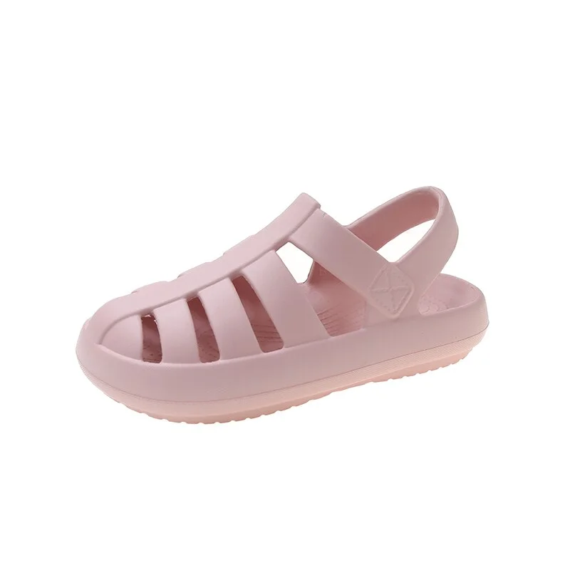 2022 New Summer Shoes Sandals Ladies Lace-Up Cuff Outdoor Lightweight Casual Beach Sandals Ladies Flower Sandals