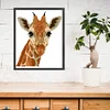 Giraffe - 9CT Partial Beaded Cross Stitch Kit(26x30cm)