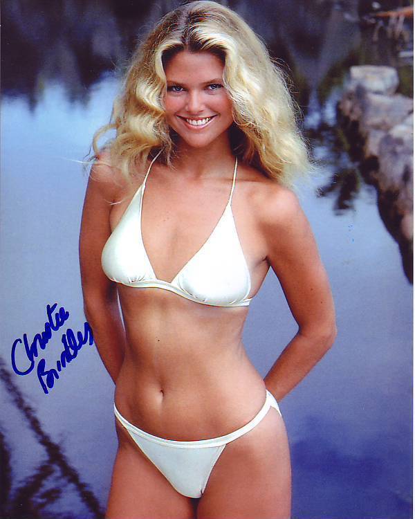 CHRISTIE BRINKLEY signed autographed SEXY BIKINI 8x10 Photo Poster painting