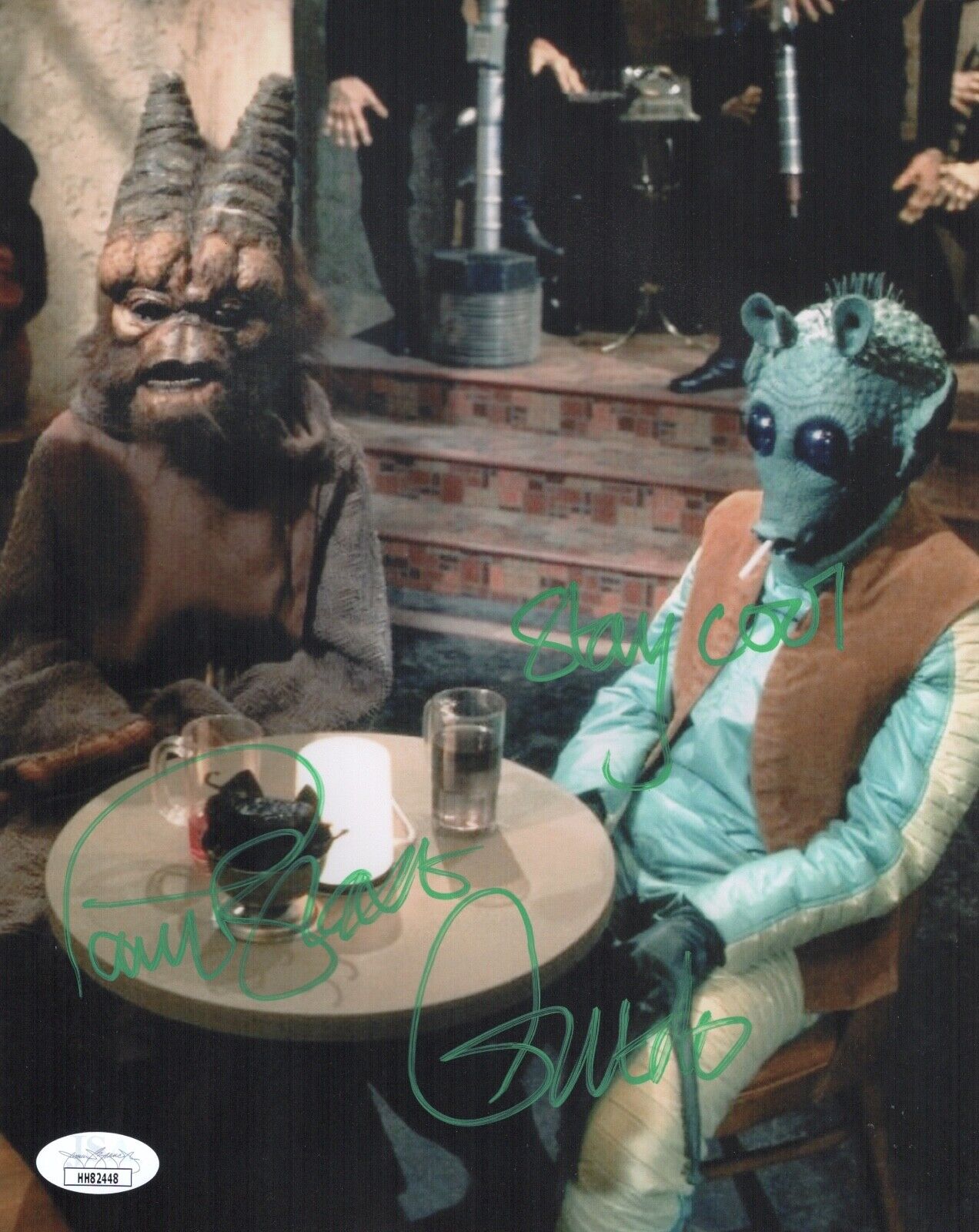 PAUL BLAKE Signed 8x10 STAR WARS Greedo Photo Poster painting IN PERSON Autograph JSA COA Cert