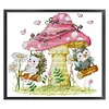 Forest Paradise - 14CT Stamped Cross Stitch 22*19cm/8.66*7.48in(Brand)