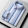 Business casual pinstripe shirt