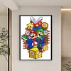 Super Mario-11CT Stamped Cross Stitch 40*60cm(Big Size)