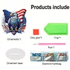DIY Independence Day Eagle Diamond Painting Desktop Ornaments