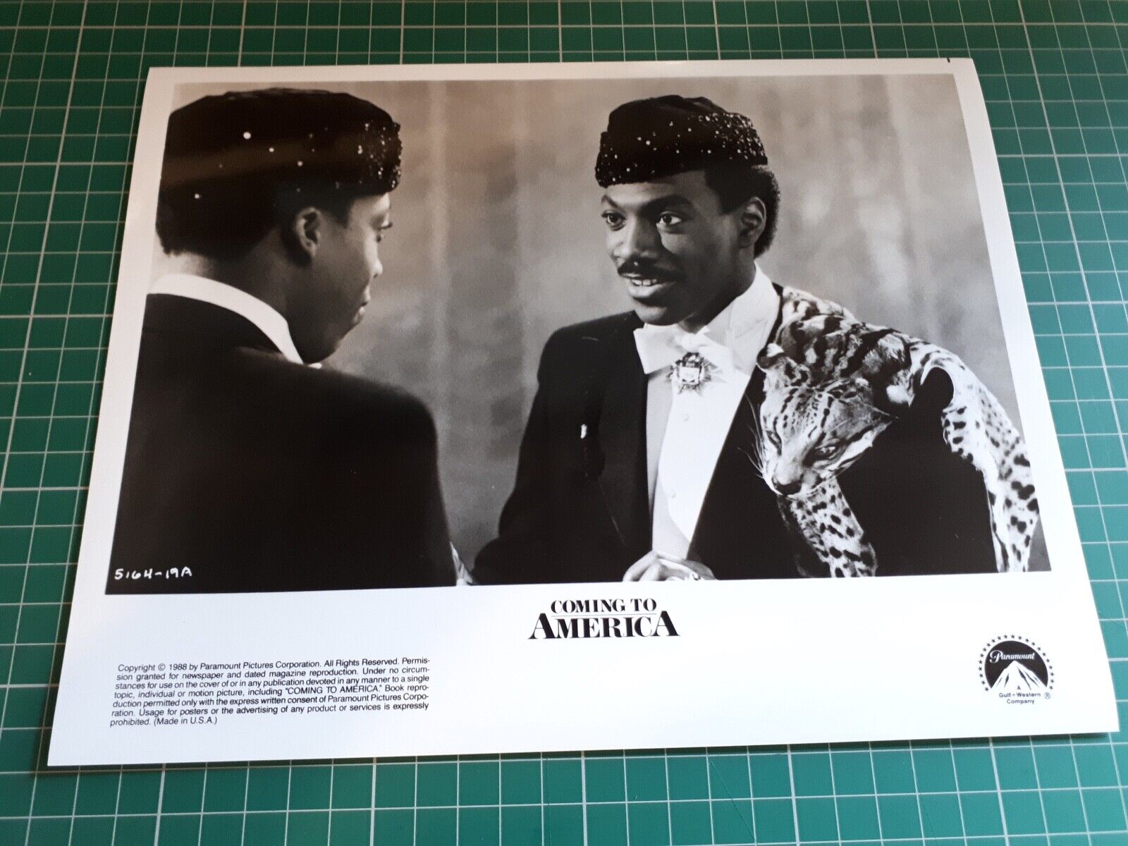 Coming to America original press Photo Poster paintinggraph Eddie Murphy James Earl Jones Q