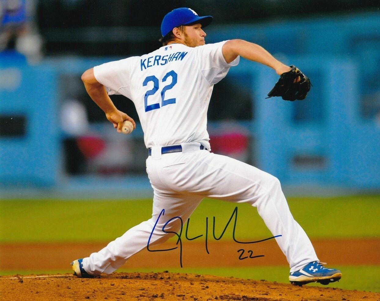 Clayton Kershaw Autographed Signed 8x10 Photo Poster painting ( Dodgers ) REPRINT ,