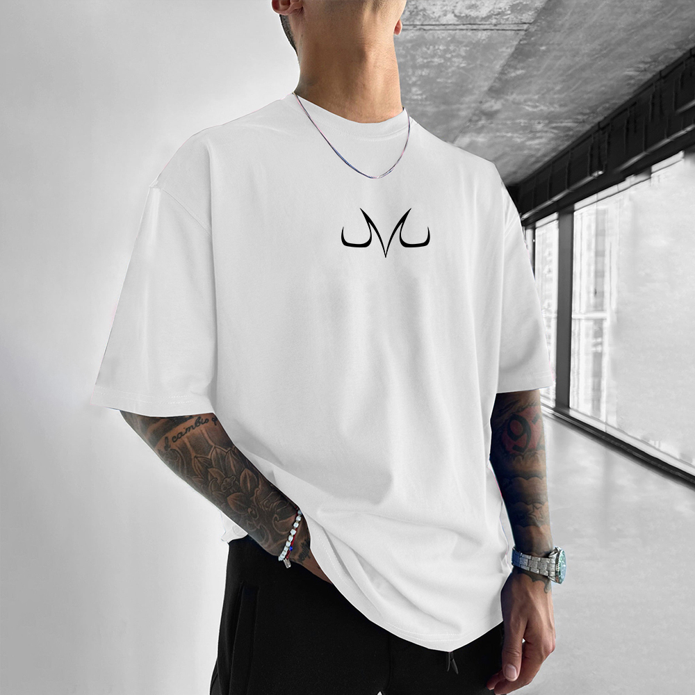 Oversized Casual Dragon Ball Anime Buu Large Print T-Shirt