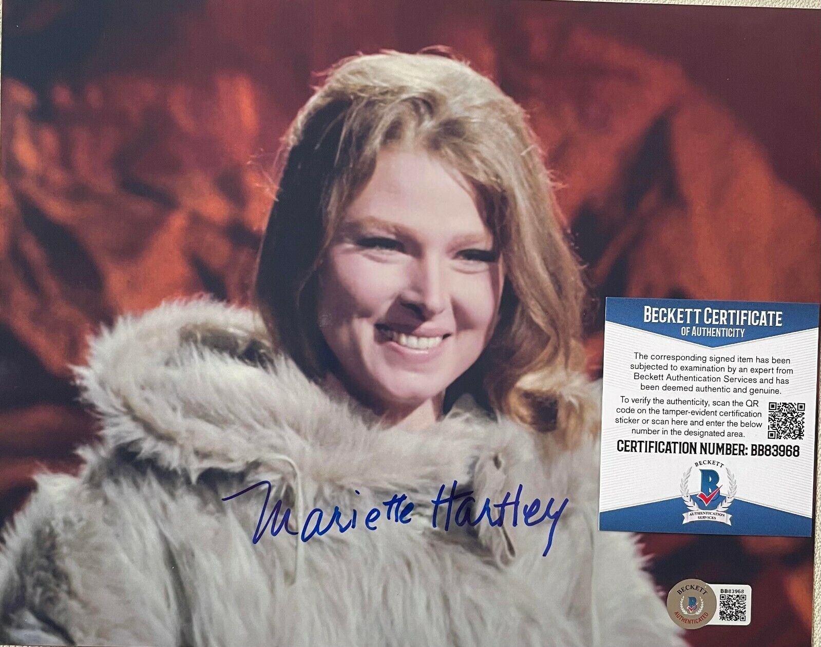 Mariette Hartley Star Trek Original Signed 8X10 Photo Poster painting w/Beckett COA