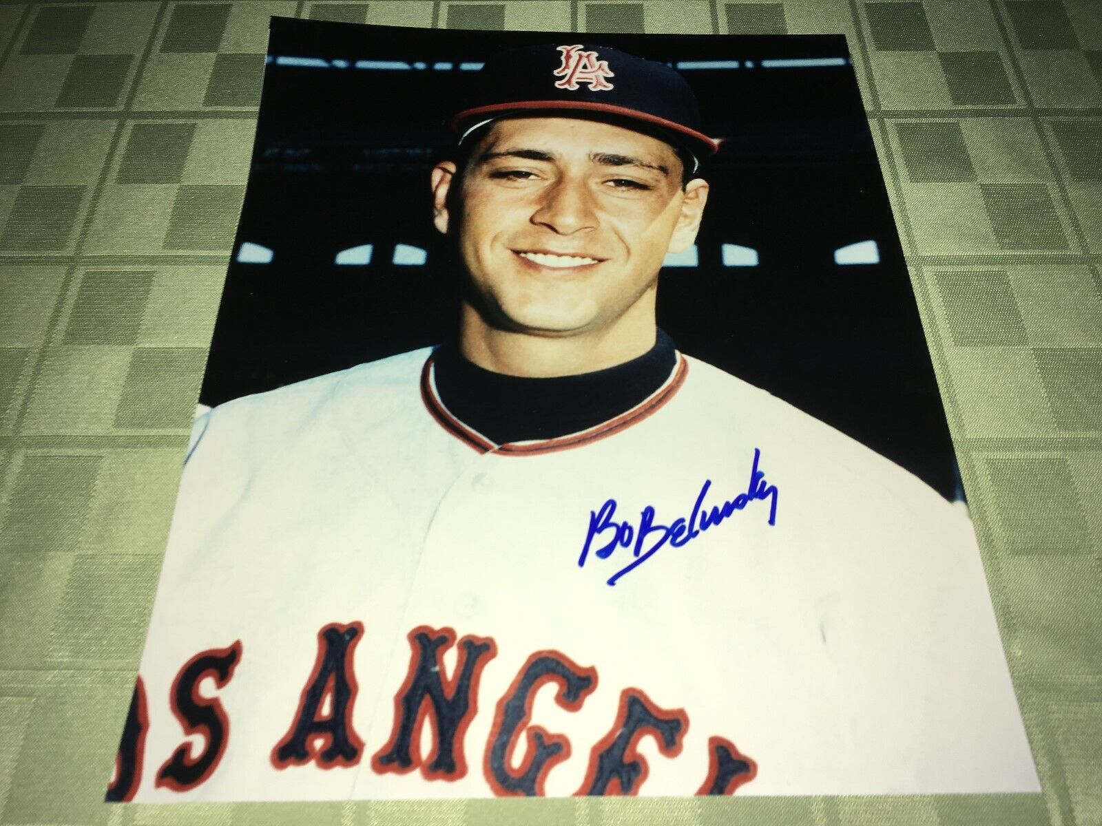 Bo Belinsky Los Angeles Angels Signed 8 x 10