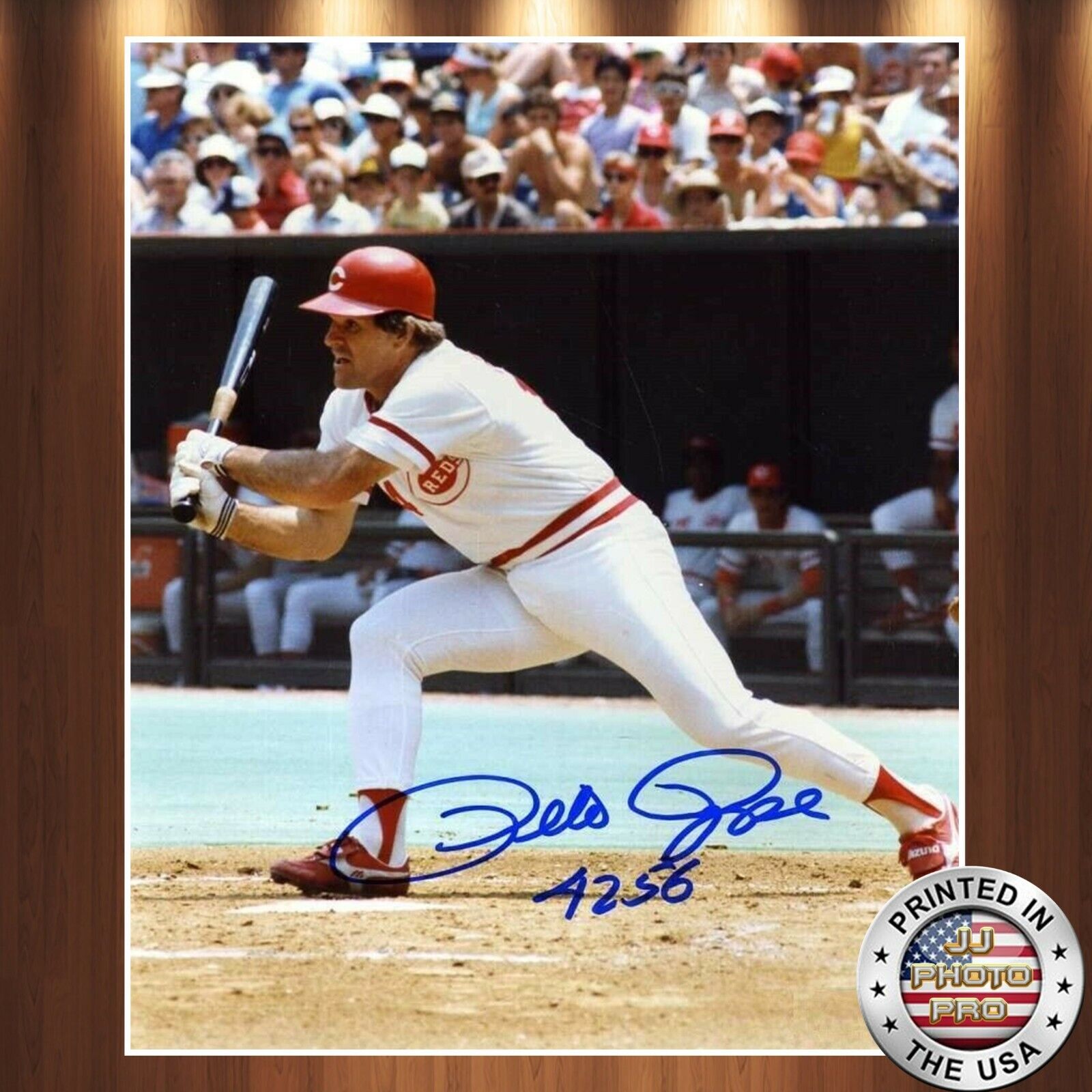 Pete Rose Autographed Signed 8x10 Photo Poster painting (Reds) REPRINT