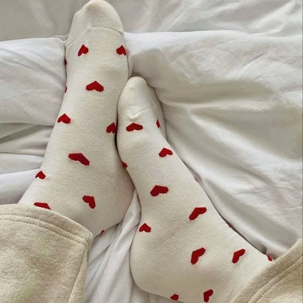 Softie Heart Socks