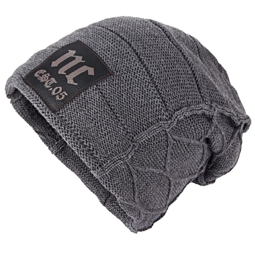 Men's outdoor casual warm knitted hat / [viawink] /
