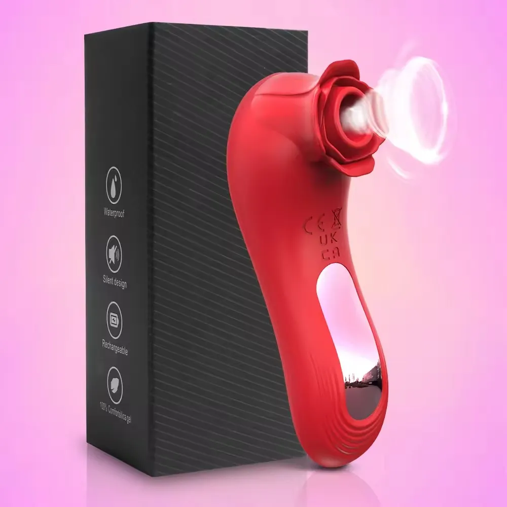 Bloomy Rose - Suction Vibrator With Strong Pulses For Clit And Nipple Pleasure