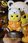 1/1 & Mini Scale Angry Bepo Cosplay Pikachu 3.0 - Pokemon ONE PIECE Resin Statue - TOFFEE Studios