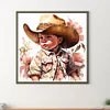 Diamond Painting-DIY Full Round Drill Western Cowboy Doll