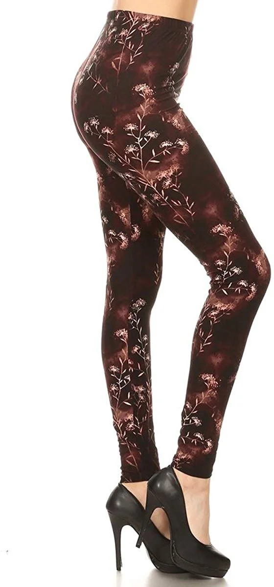 Women's Fall/Winter Ultra Soft Printed Fashion Leggings BAT16