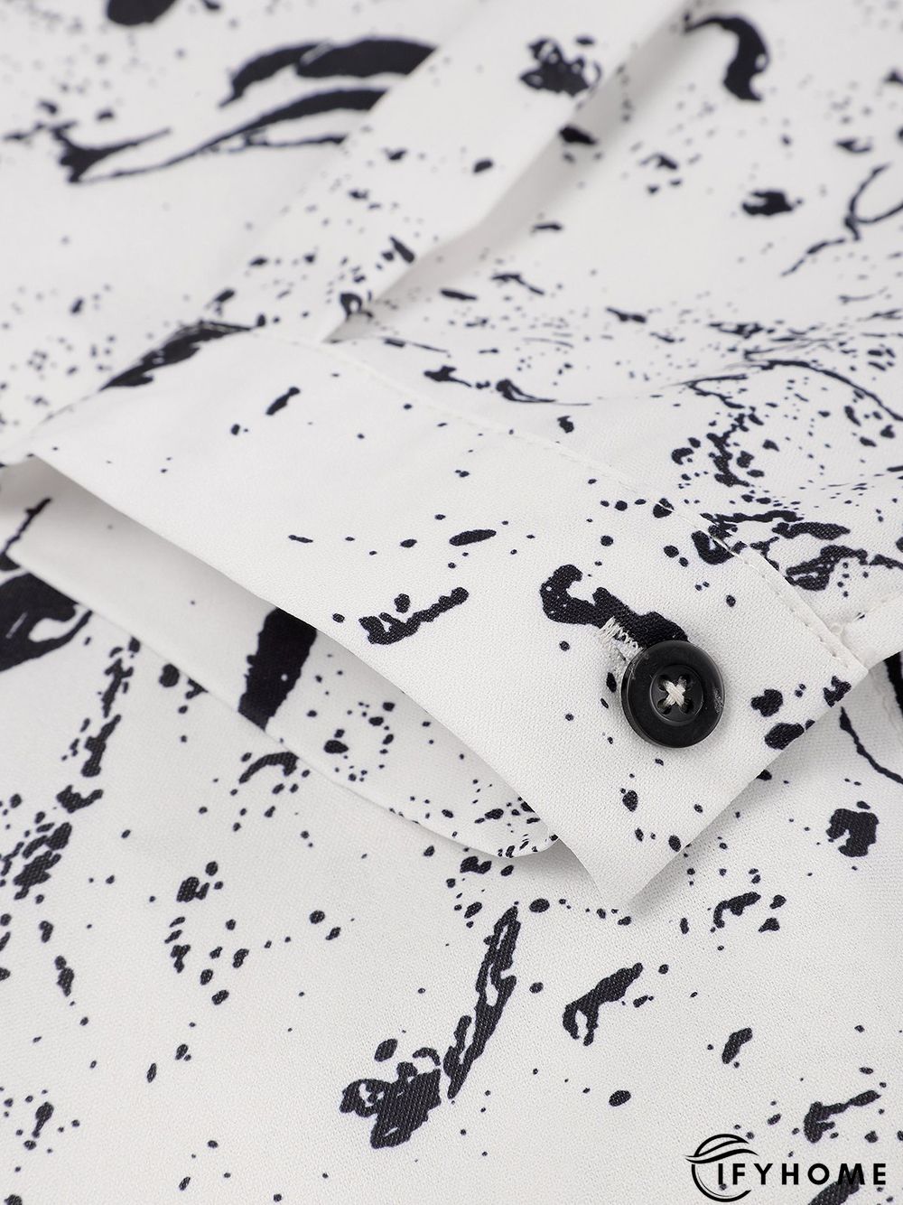 Shirt Collar Floral Fit Blouse | IFYHOME