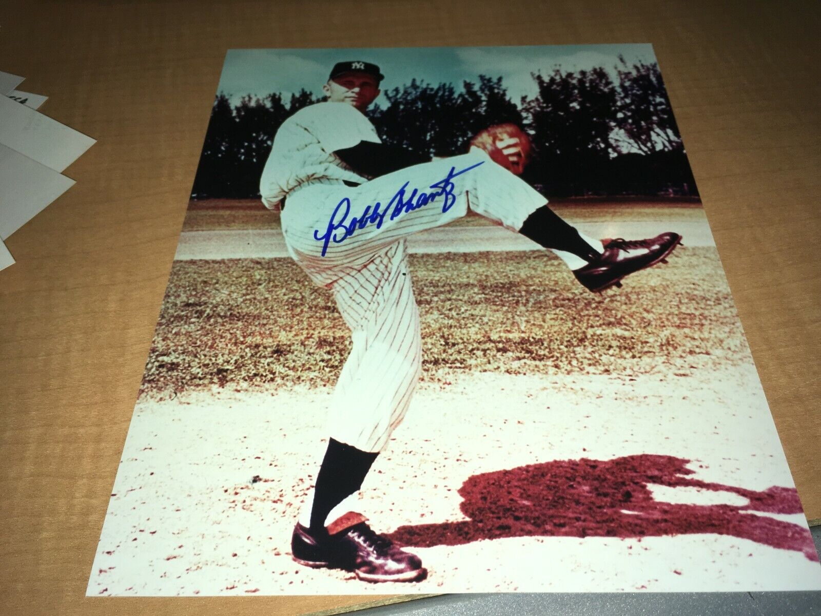 Bobby Shantz New York Yankees Signed 8 x 10