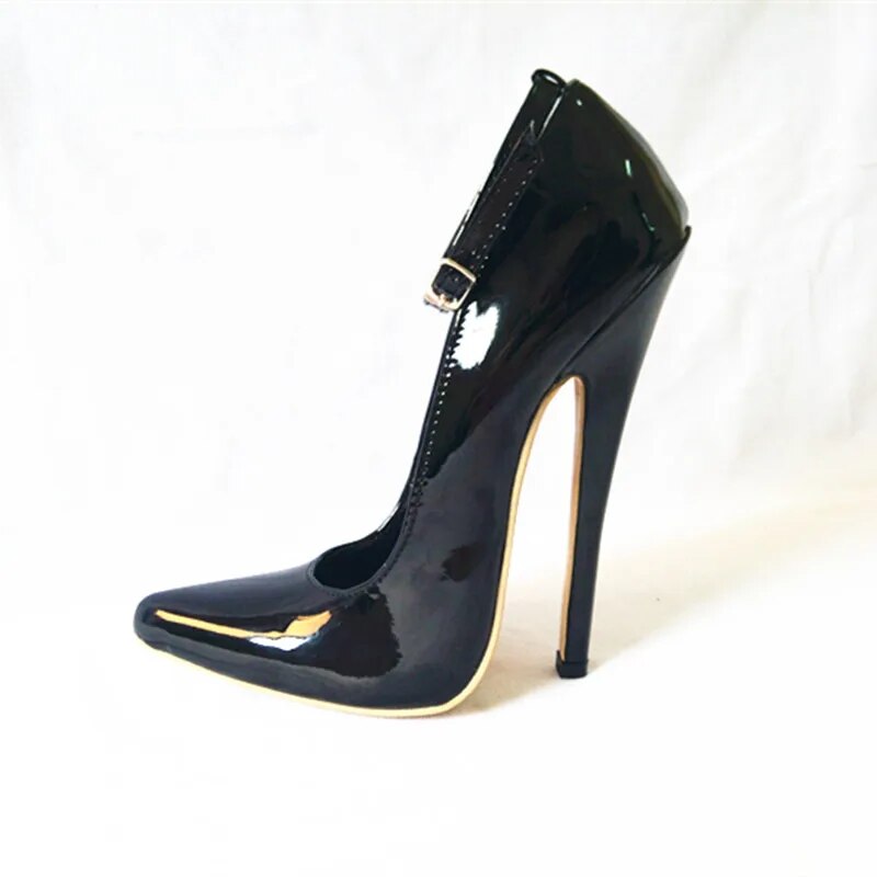 VCSHOES Women's Shoes 7.09in High Height Shoes Party Stiletto Heel Pointed Toe SM Shoes US Size 6-14 No.1801