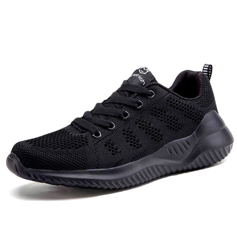Lightweight Man Women Leisure Walking Shoes Weave Man Wearable Soft Sport Shoes Mesh Comfort Breathable Lifestyle Sneakers Woman