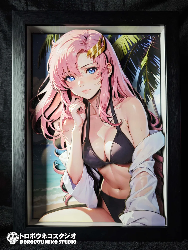 Dorobou Neko Studio - Gundam Seed - DSMG-083 Decorative Painting of Lacus Clyne Scene (Adult 18+)-