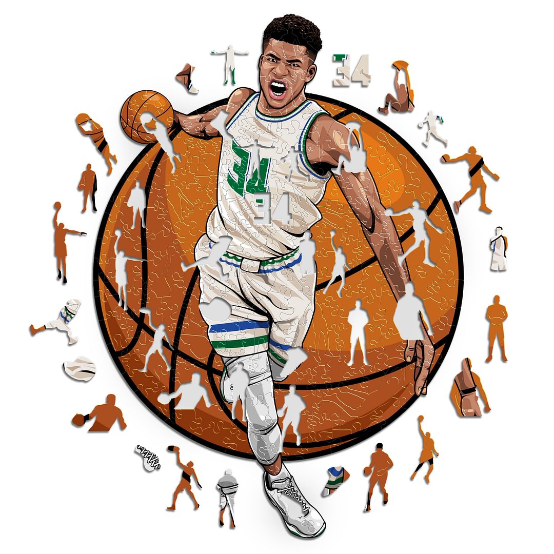 Jeffpuzzle™-All-G.O.A.T. Puzzles® - Giannis Antetokounmpo