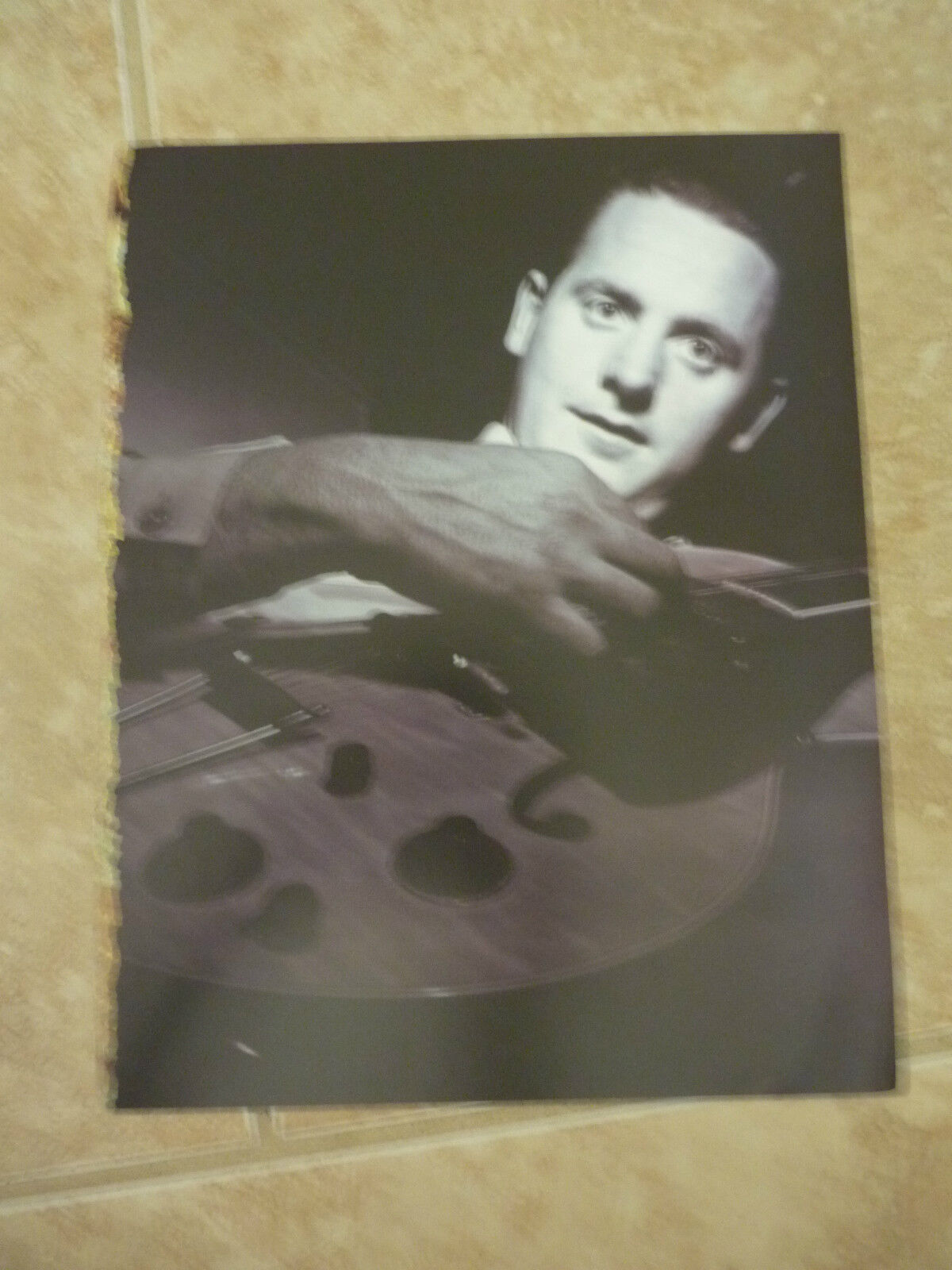 Les Paul Guitarist 12x9 Coffee Table Book Photo Poster painting Page