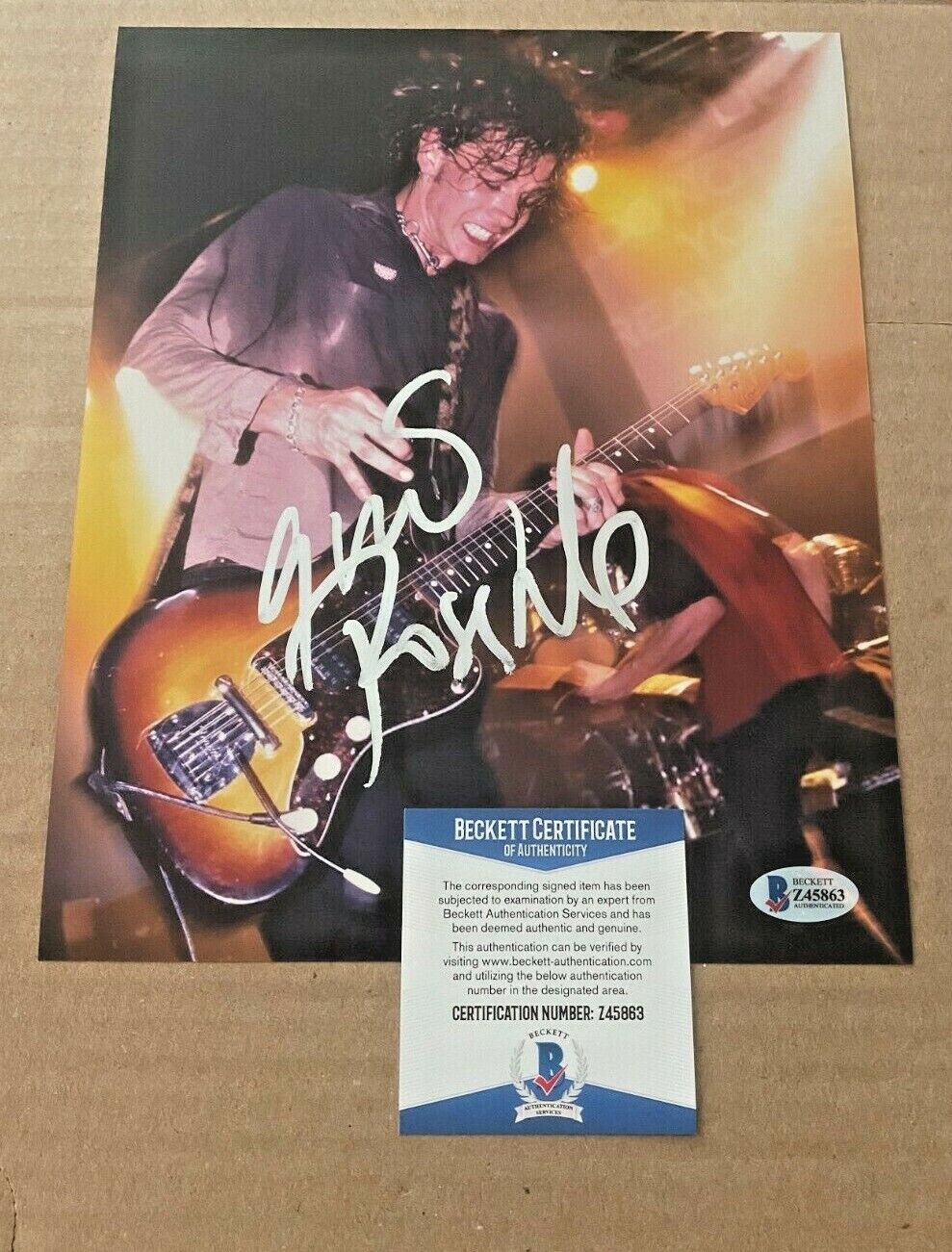 GAVIN ROSSDALE SIGNED BUSH 8X10 MUSIC Photo Poster painting BECKETT CERTIFIED BAS #2