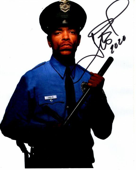 ICE T signed autographed ROLLING STONE POLICE OFFICER Photo Poster painting