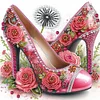 (4er Pack) High Heel - speziell geformtes Diamond Painting - 30*30cm